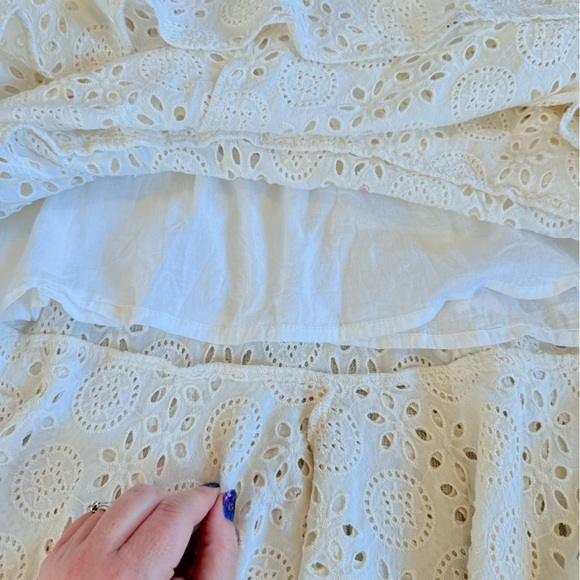 Cleobella Karina eyelet tiered ruffle romantic maxi dress - Picture 8 of 11